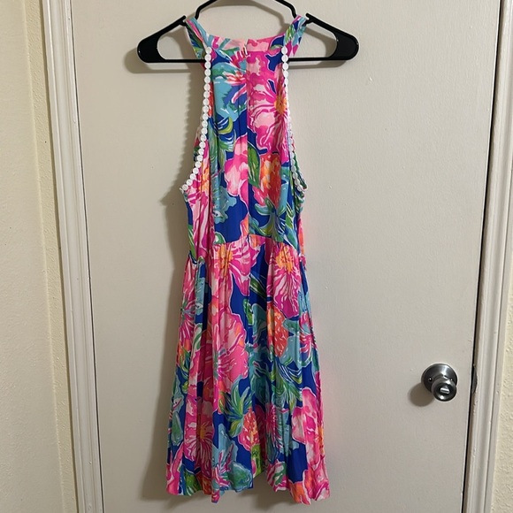 EUC Lilly Pulitzer Tropical Halter Neck Dress - Picture 5 of 5
